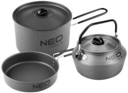 NEO TOOLS Tools Túrafőzőkészlet - 3 részes - Alumínium (MCTART-63-145)