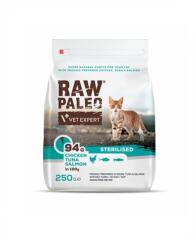 VetExpert VETEXPERT Raw Paleo Sterilised Chicken&Tuna&Salmon ivartalanított macskáknak 250g