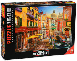 Anatolian Puzzle Anatolian din 1500 de piese - Cafenea in Venertia, David MacLean (P4553) Puzzle