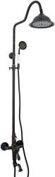 Trendy Sanitary zuhanyoszlop, három funkcióval, antik fekete