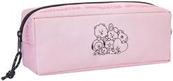 Kstationery Penar dreptunghiular Kstationery BT21 - Iubitori de muzică, cu 1 compartiment (67606)