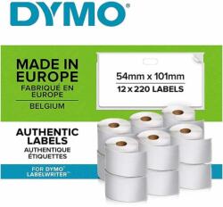 DYMO papírcímkék 101mm x 54mm / fehér / nagy / 2640 db (S0722420)