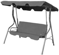 Garden Line Garden Line Kerti Hintaágy, 3 személyes, 170x110x153cm, szürke