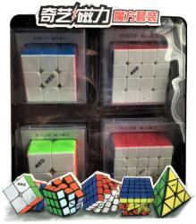 QiYi mágneses 2x2, 3x3, 4x4, 5x5 profi kocka készlet rubik díszdobozban (5826)