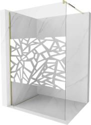 Mexen Kioto Walk-in Zuhanyfal - 80x200 cm - Arany (5907709130371)