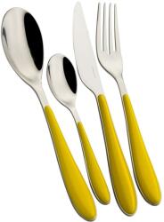 Casa Bugatti Gioia Evőeszközkészlet - 24 darab, Sárga