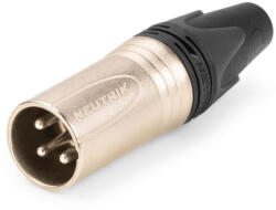 Neutrik NC3MX XLR 3P papa, fém ház