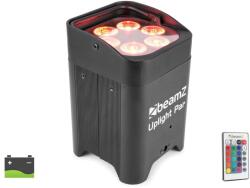 BeamZ BBP96 RGBAW-UV (6x12W) LED (Wi-DMX) akkumulátoros reflektor + IR távirányító