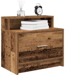 vidaXL éjjeliszekrények fiókkal 2 db régi fa 51 x 31 x 47 cm (858683)
