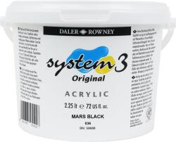 Daler-Rowney System3 АКРИЛНА боя Mars Black 2, 25 L 1 бр (129225036)