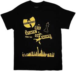 Wu-Tang Clan Tour '23 NY State Of Mind Тениска с къс ръкав Black L (WTCTS21MB03)