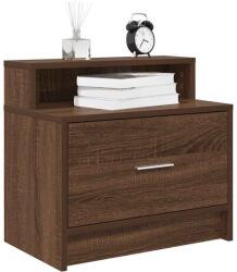 vidaXL éjjeliszekrények fiókos 2 db barna tölgy 51 x 31 x 47 cm (858681)