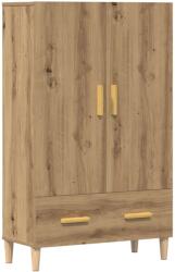 vidaXL Highboard artisan tölgy 70x31x115 cm gépi úton előállított fa (856915)