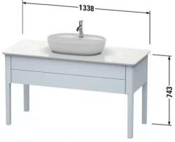 Duravit Luv Alsószekrény - 1 Fiók - Szatén Világoskék (8119)