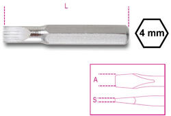 BETA 1256LP 3, 0 Csavarhúzóbetét 4 mm hasítottfejű csavarokhoz (BETA 1256LP/3, 0) (BETA-012560007)