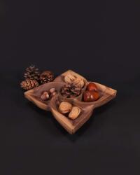  Versa Diófa Tálca - 5 Rekeszes