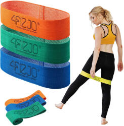 4FIZJO Flex Band 3 darabos készlet, 34x5cm, 1-15 kg (Z-5907739310958)