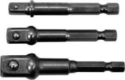 TOYA bit adapter klt. 1/4" 3/8" 1/2