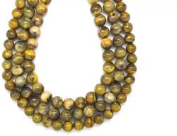  Bumblebee Jáspis Gyöngyök - 9-10mm