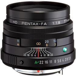 Pentax HD FA 77mm f/1.8 Limited Fekete objektív
