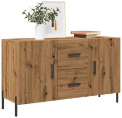 vidaXL kézműves tölgy színű szerelt fa tálalószekrény 100 x 36 x 60 cm (857321)