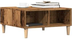 vidaXL antik fa színű szerelt fa dohányzóasztal 60x 60 x 30 cm (856440)