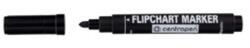 Centropen Flipchart Marker - Fekete - Kerek Hegy - 2, 5 mm