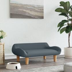 vidaXL sötétszürke szövet kutyaágy 70 x 40 x 24 cm (171947) - vidaxl