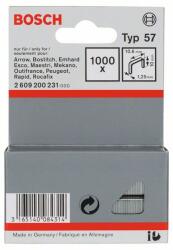 Bosch Tűzőkapcsok tűzőgéphez, 57-es típus 10, 6 x 1, 25 x 10 mm (1000 db) 2609200231 (2609200231)