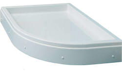 Favorit HEDO Zuhanytálca - Íves - 115x90 cm