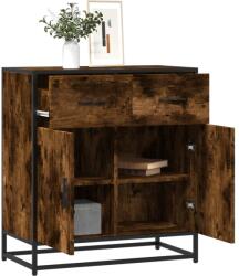 vidaXL komód füstölt tölgy 68x35x76 cm Gépelt fa (848981)
