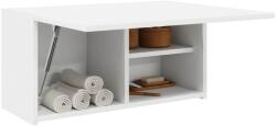 vidaXL fehér szerelt fa fali fürdőszobaszekrény 60x25x30 cm (860058)