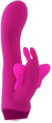 SELOPA Vibrator Butterfly Love, 10 Moduri Vibratii, Silicon, USB, Roz, 13.8 cm Vibrator