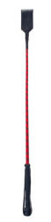 Devil Sticks Cravasa Devil Sticks Slapper Crop din Piele Naturala, Rosu/Negru, 72 cm