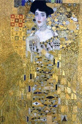 Jegyzettömb 110x165mm, 144 vonalas oldal, Klimt: Adele (ZV-59__3427996817)