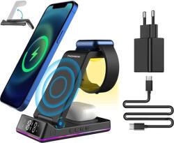 Thomson Mobility CL750IA asztali Apple wireless Töltő center, Fekete (2881332)