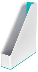 Leitz Iratpapucs, műanyag, 73 mm, kettős színhatású, LEITZ "Wow", jégkék (E53621051) - jatekotthon