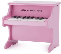 New Classic Toys Zongora - Rózsaszín Fa - 18 Hang