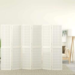 vidaXL Japán Paraván - 6 Panel - Fehér - 240x170 cm (352090)