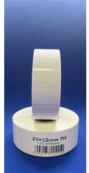 Etikett, thermo, 20x32 mm, 2500 etikett/tekercs, fehér (ISCT2032F) - jatekotthon