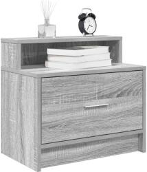 vidaXL éjjeliszekrények fiókos 2 db szürke sonoma 51 x 31 x 47 cm (858679) - vidaxl