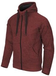 Helikon-Tex Covert Taktikai pulóver kapucnival (FullZip) - Melange Red