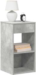 vidaXL éjjeliszekrények fiókos 2 db betonszürke 35x34x66, 5 cm (858720)