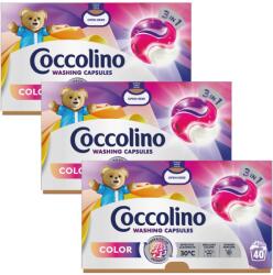 Coccolino Color 3in1 Mosókapszula 3x40 mosás