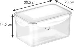 Tescoma FRESHBOX Ételtároló doboz 7, 8 l, mély (892105.00) - pepita