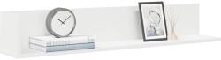vidaXL 2 db fehér szerelt fa fali polc 100 x 16, 5 x 16, 5 cm (860040)