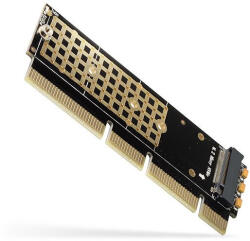 AXAGON PCEM2-1U PCIE NVME M. 2 x16/x8/x4 M-Key slot adapter (PCEM2-1U) - haztartasibolt