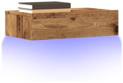 vidaXL 2 db antik fa színű TV-szekrény LED-lámpákkal 60 x 35 x 15, 5 cm (856344)