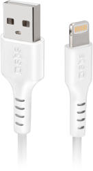 SBS - Lightning / USB Cablu (1m), alb