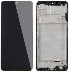  GH82-26047A Samsung Galaxy A22 SM-A225 OLED kijelző érintővel fekete kerettel előlap (GH82-26047A)